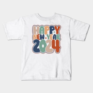 Happy New Year 2024 Kids T-Shirt